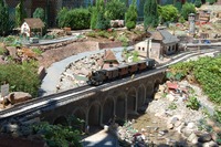 Le train miniature de jardin