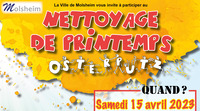 Nettoyage de printemps