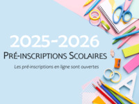 Pr-Inscriptions scolaires 2025/2026