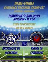 Football amricain 1/2 finale challenge rgional