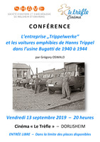 Confrence : l'entreprise Trippelwerke et les voitures amphibies de Hanns Trippel dans l'usine Bugatti de 1940  1944