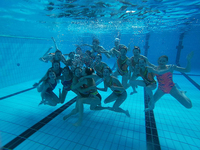 Gala de natation synchronise