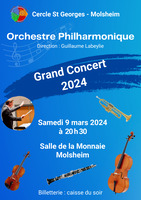 Concert de l'orchestre philharmonique du Cercle St Georges