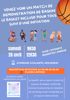 Dmonstration de Baskin (basket inclusif pour tous)