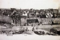 Vue du centre-ville de Molsheim en 1904