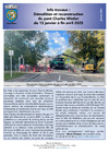 Dmolition et reconstruction du pont Mistler