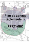 Plan de zonage réglementaire PPRT-MBD