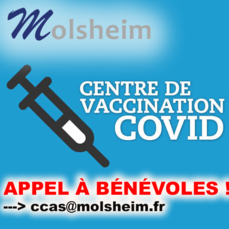 Appel à bénévoles - centre de vaccination