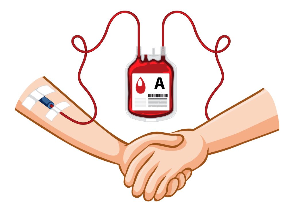 Human blood donate on white background Human blood donate on white background illustration