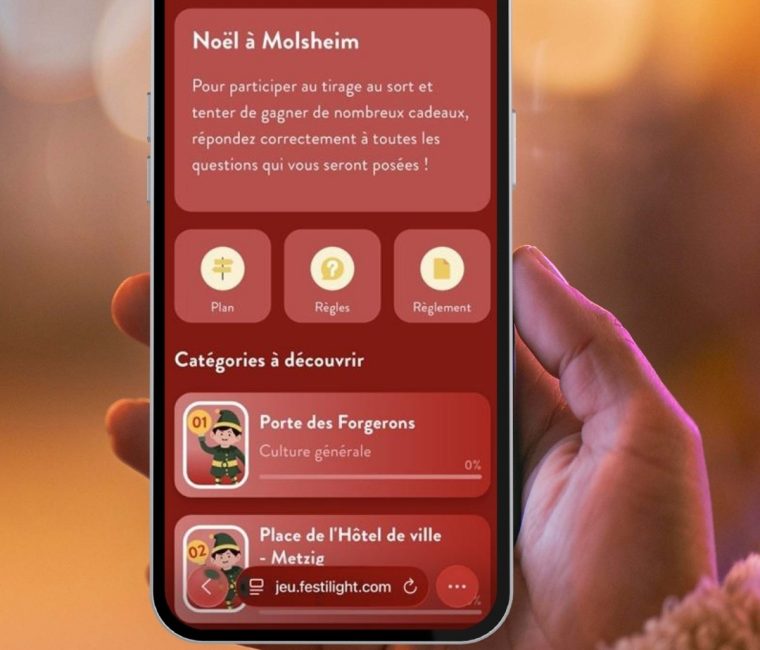 Scannez le QR code et participez au défi de Noël